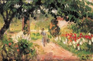 Camille Pissarro - Jardin à Eragny