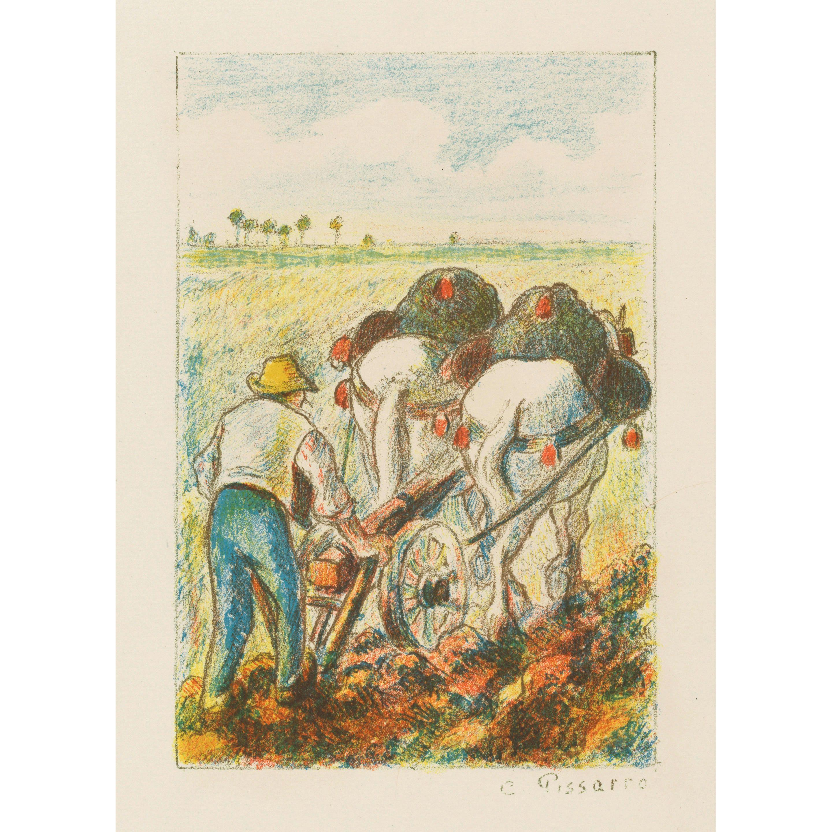 Camille Pissarro - La charrue