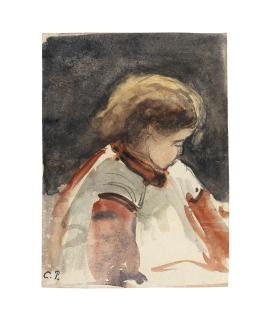 Camille Pissarro - La Fille De L\'Artiste, Minette