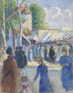 Camille Pissarro - La Foire De Gisors