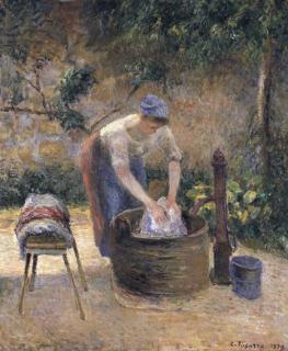 Camille Pissarro - La Laveuse (La Lessive)