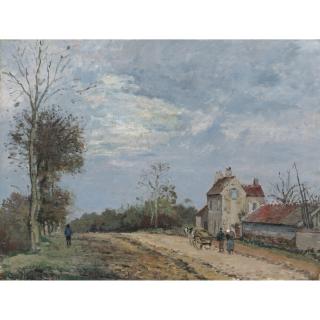 Camille Pissarro - La Maison De Monsieur Musy, Route De Marly, Louveciennes