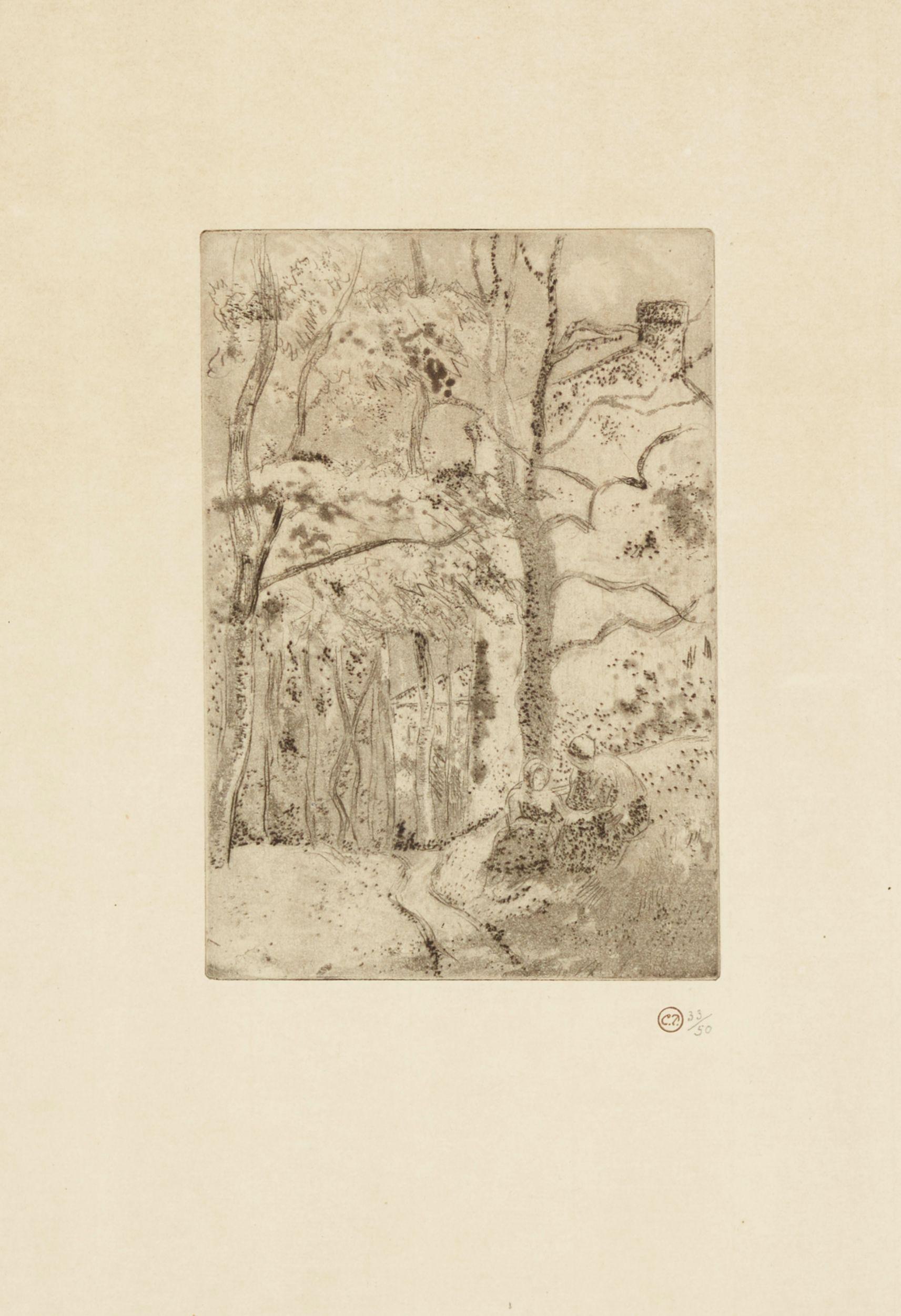 Camille Pissarro - La Maison Rondest, a l\'Hermitage