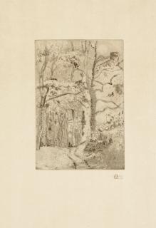 Camille Pissarro - La Maison Rondest, a l\'Hermitage