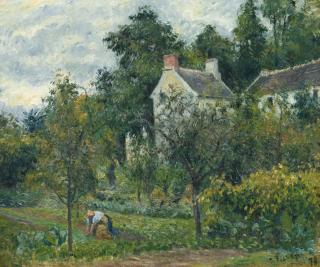 Camille Pissarro - La Maison Rondest Et Son Jardin À L\'Hermitage, Pontoise