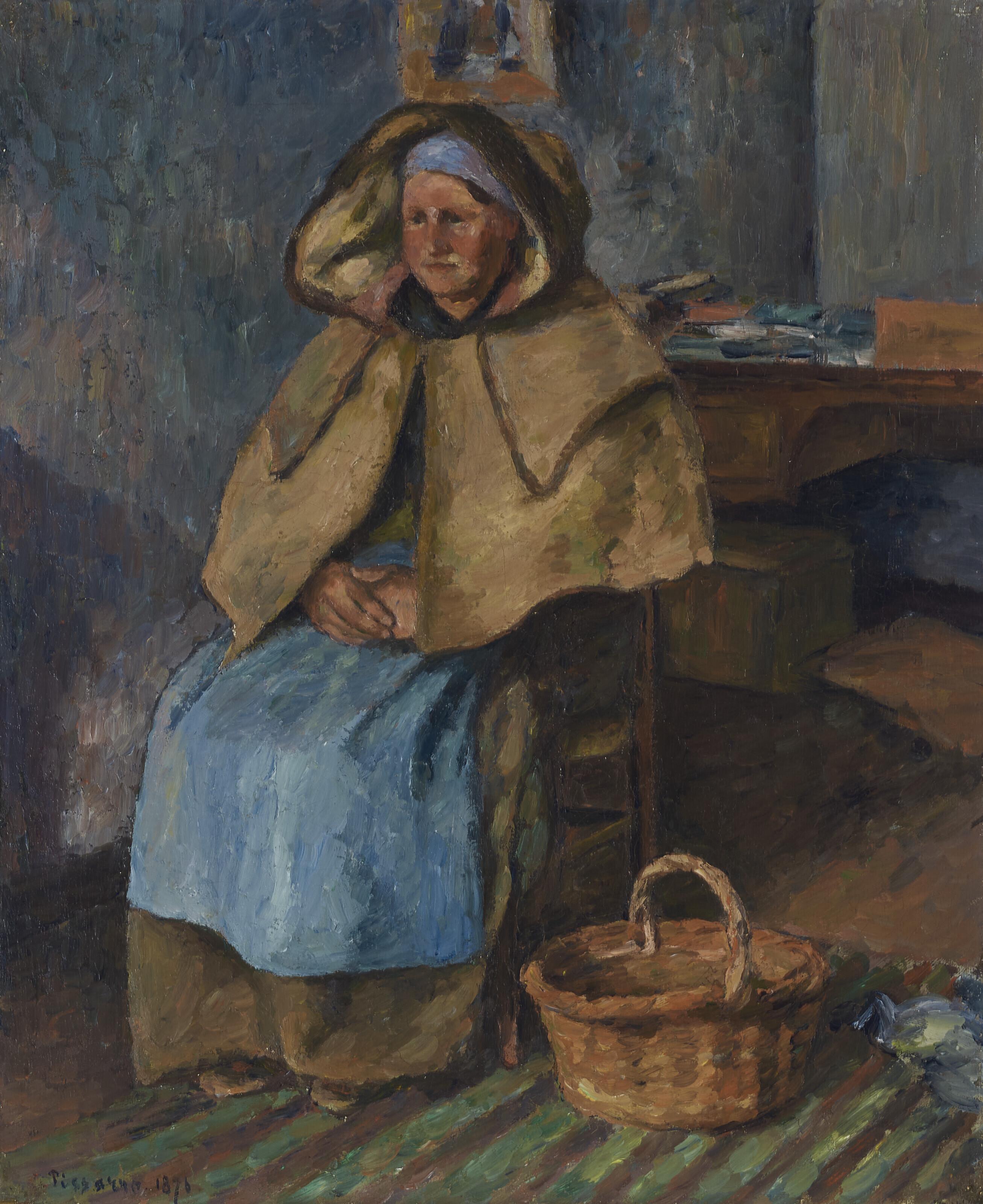 Camille Pissarro - La Mère Gaspard, Pontoise