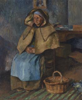 Camille Pissarro - La Mère Gaspard, Pontoise