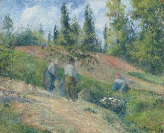 Camille Pissarro - La récolte, Pontoise