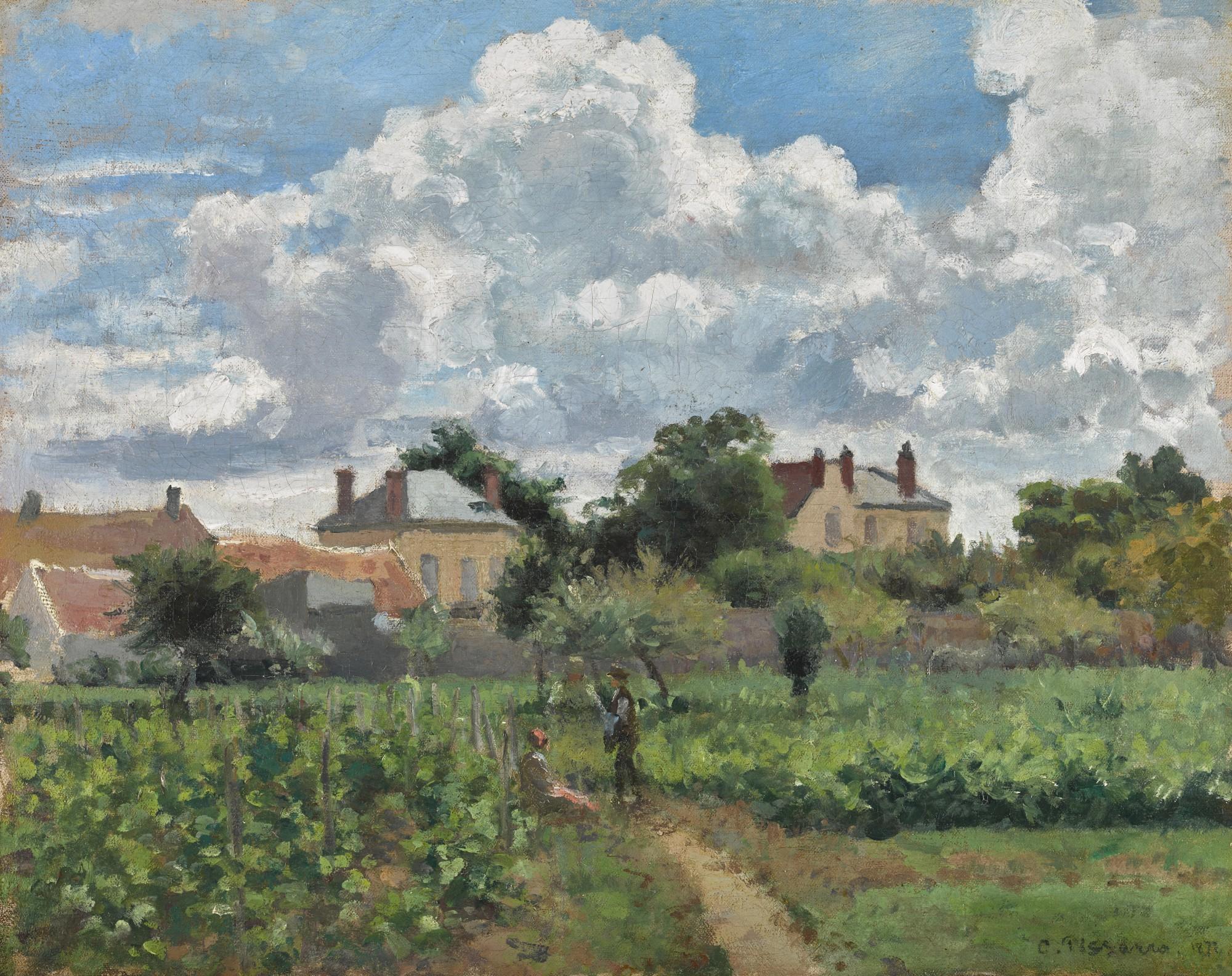 Camille Pissarro - L\'allée des vignes à Pontoise