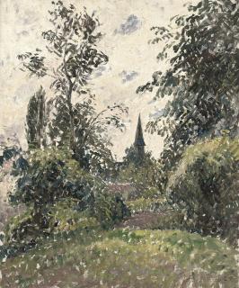 Camille Pissarro - Le Clocher de Bazincourt