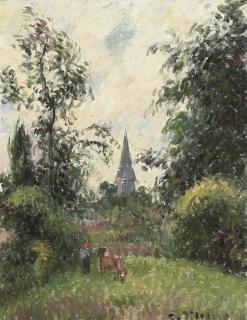 Camille Pissarro - Le Clocher De Bazincourt