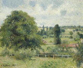 Camille Pissarro - Le grand noyer dans le pré, Éragny