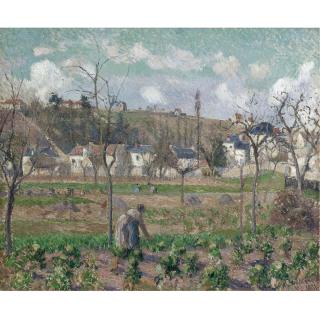 Camille Pissarro - Le Jardin De Maubuisson, Pontoise, La Mère Belette