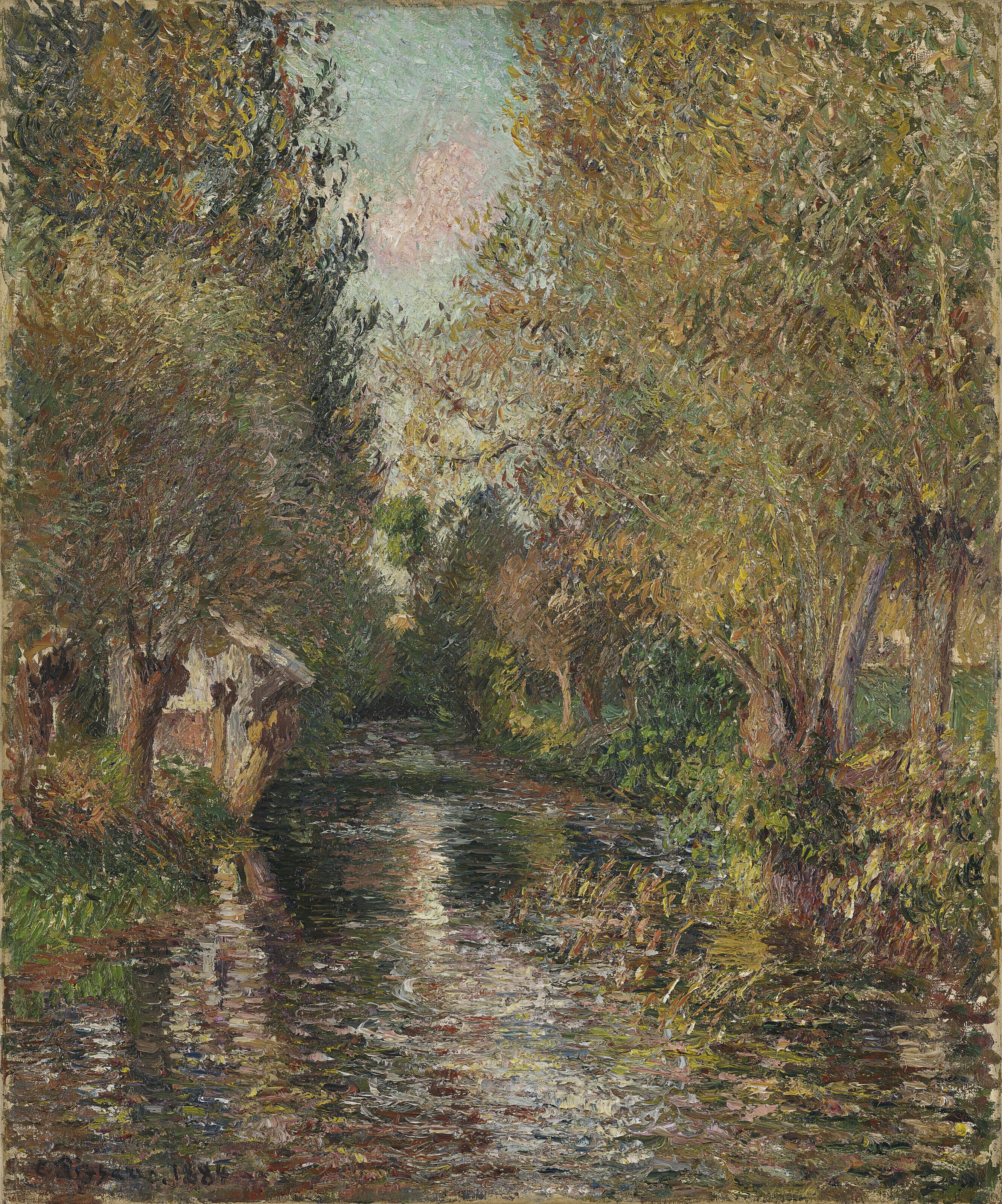 Camille Pissarro - Le lavoir de Bazincourt