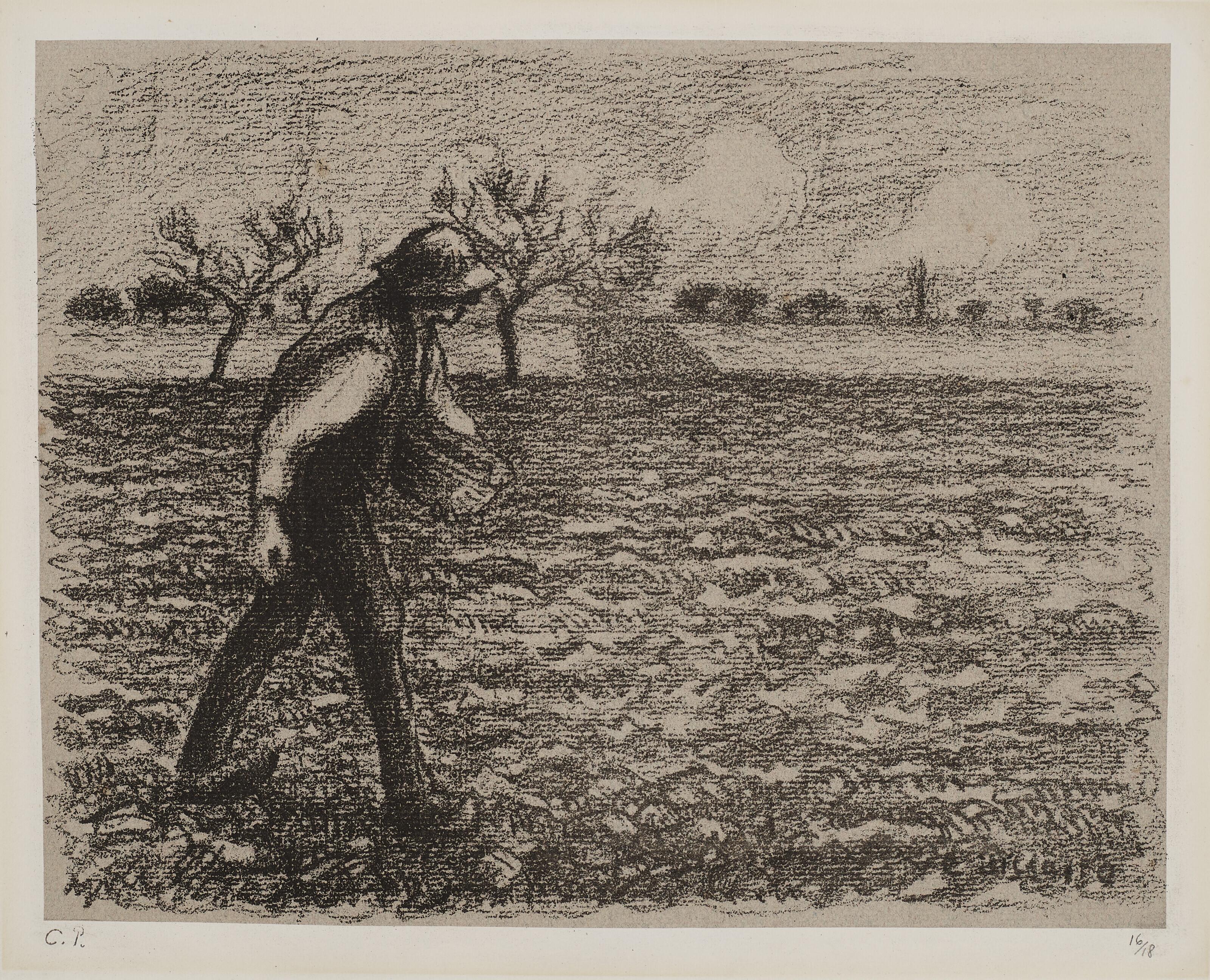 Camille Pissarro - Le Semeur (The Sower)