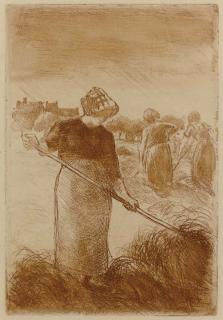 Camille Pissarro - Les Faneuses (Delteil 94)