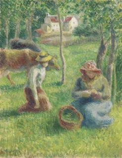 Camille Pissarro - Les gardeuses de vaches