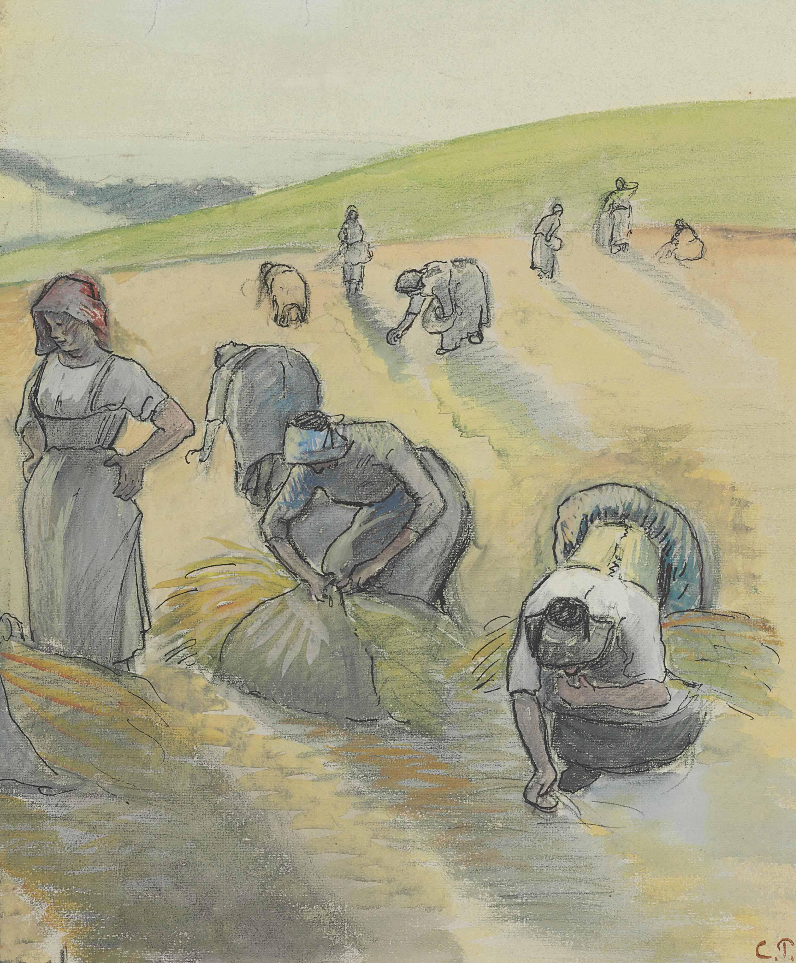 Camille Pissarro - Les Glaneuses