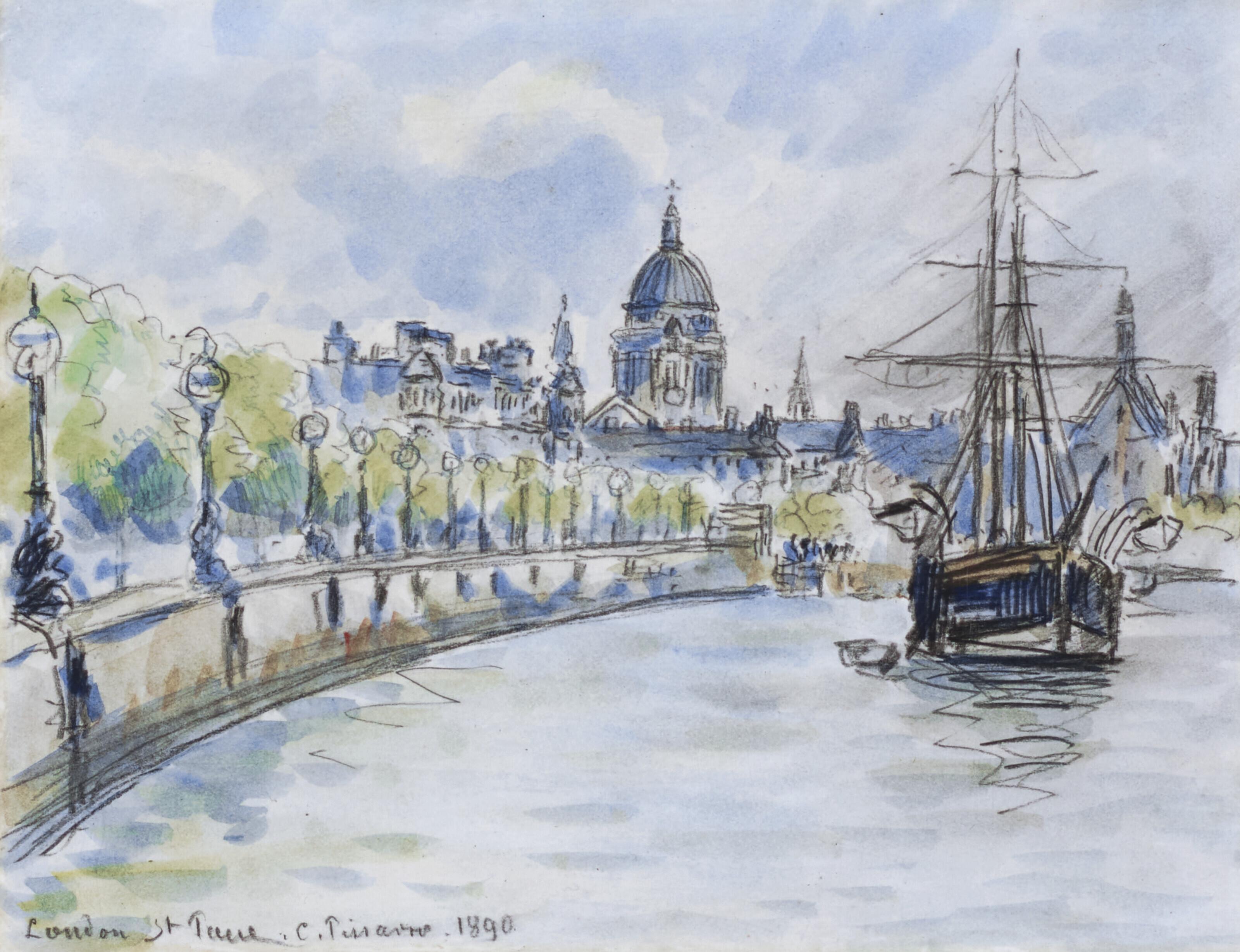 Camille Pissarro - London, St. Paul\'S Cathedral