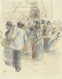 Camille Pissarro - Marché à Gisors