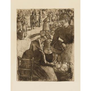 Camille Pissarro - Marché Aux Légumes, À Pontoise