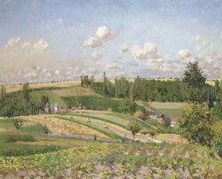 Camille Pissarro - Paysage, la Moisson, Pontoise