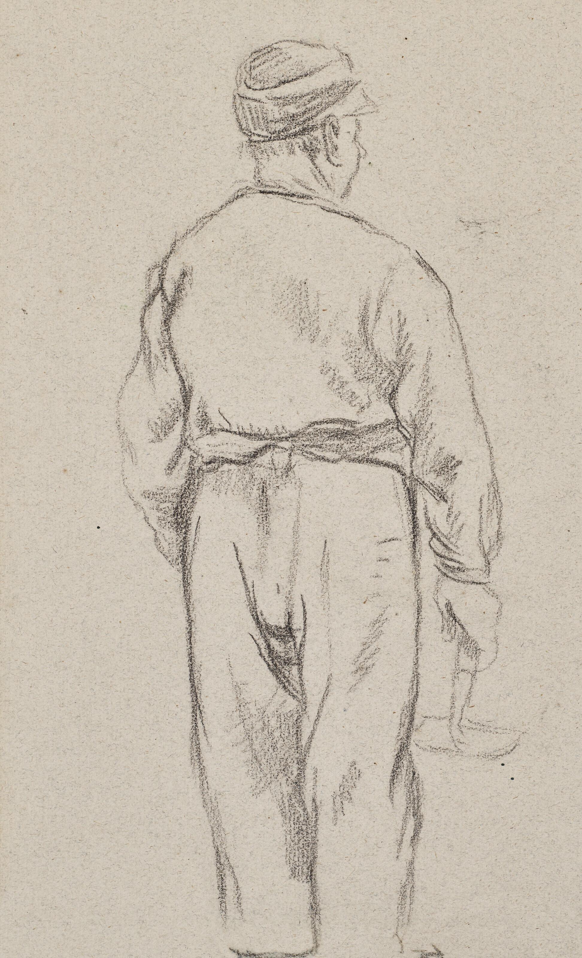 Camille Pissarro - Paysan de dos