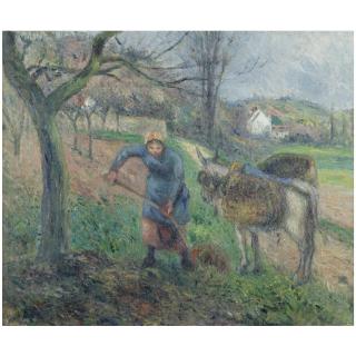 Camille Pissarro - Paysanne Avec Un Âne, Pontoise