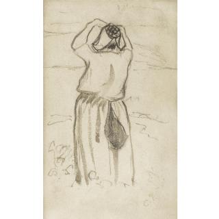 Camille Pissarro - Paysanne De Dos