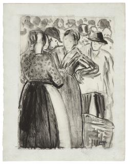 Camille Pissarro - Peasant Women at the Market