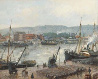 Camille Pissarro - Port à Rouen