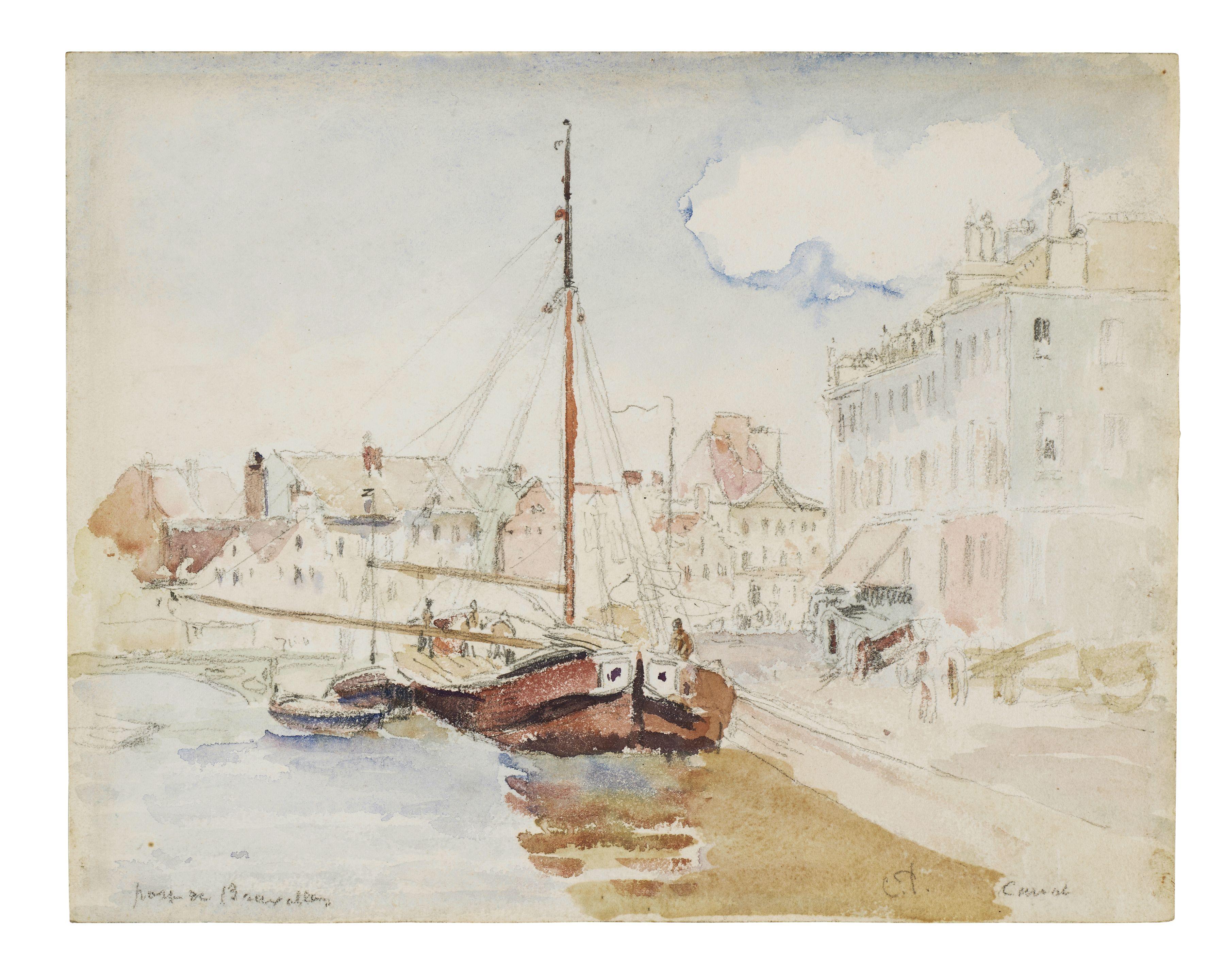 Camille Pissarro - Port de Bruxelles