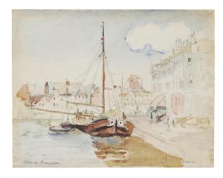 Camille Pissarro - Port de Bruxelles