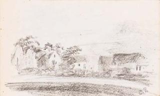 Camille Pissarro - Prairie et Moulin