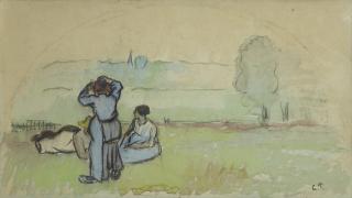 Camille Pissarro - Projet D\'Éventail