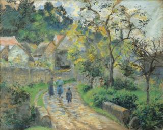 Camille Pissarro - Rue De Village À Auvers