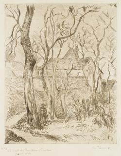 Camille Pissarro - Sente Des Pouilleux, À Pointoise, Grande Planche (Delteil 32)