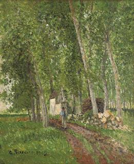 Camille Pissarro - Sous-bois à Moret