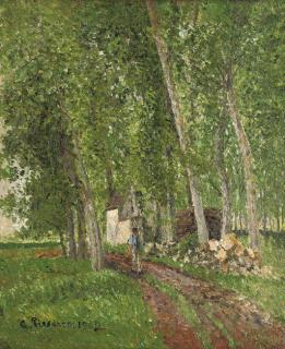 Camille Pissarro - Sous-bois à Moret