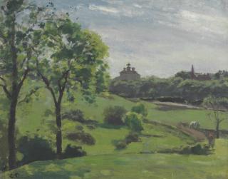 Camille Pissarro - South Norwood, étude
