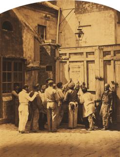 Camille Silvy - ‘Lecture, Dans Les Rues De Paris, De L’Ordre Du Jour Adressé À L’Armée D’Italie’