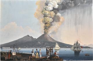 Camillo De Vito - The Eruption Of Vesuvius On 26Th October 1813, Naples