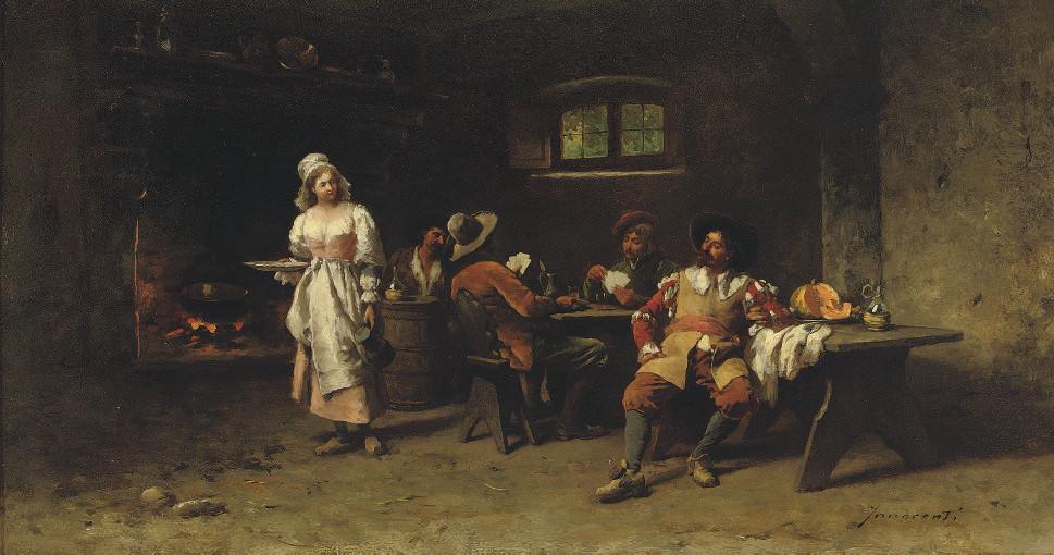 Camillo Innocenti - In the tavern