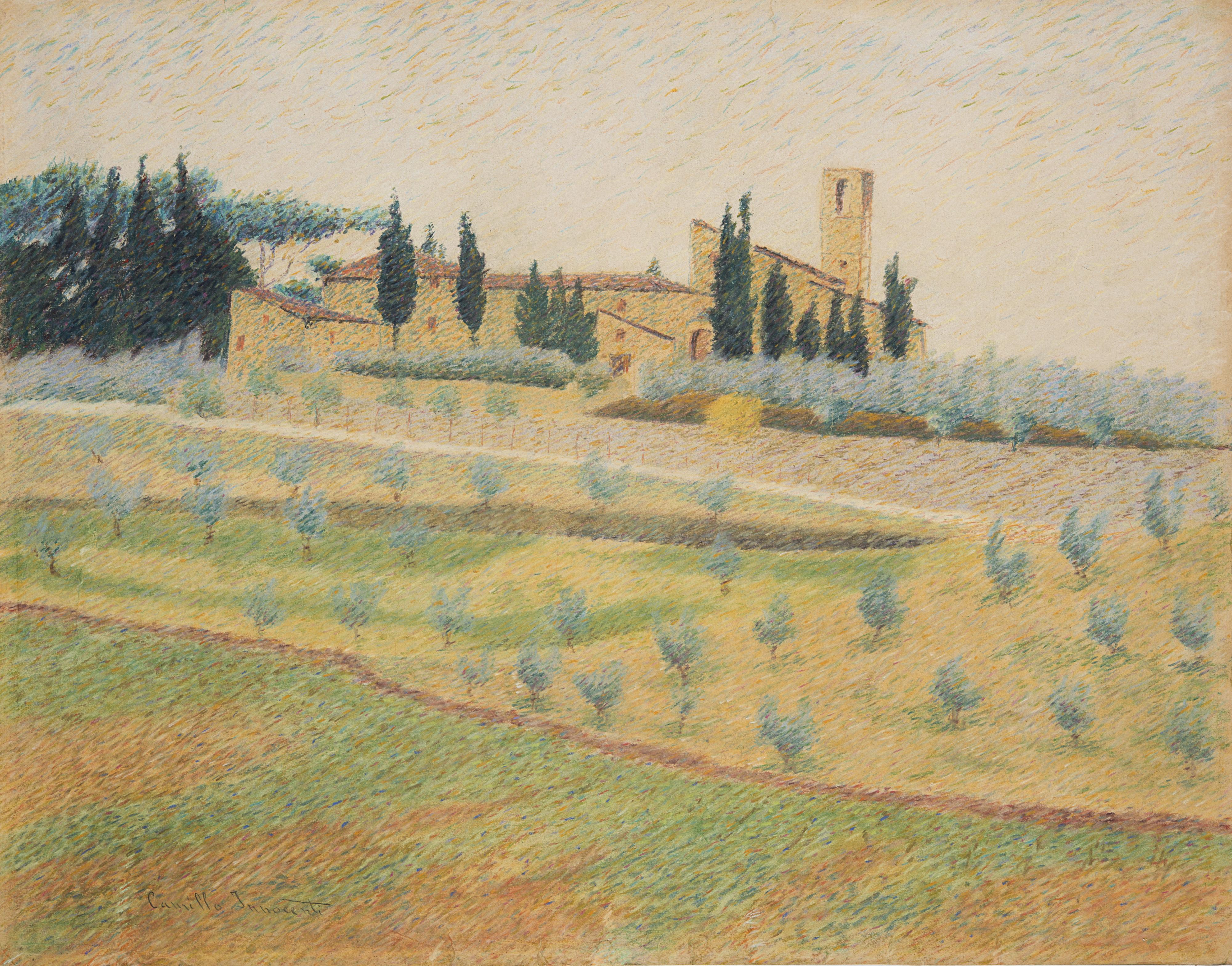 Camillo Innocenti - Paesaggio toscano