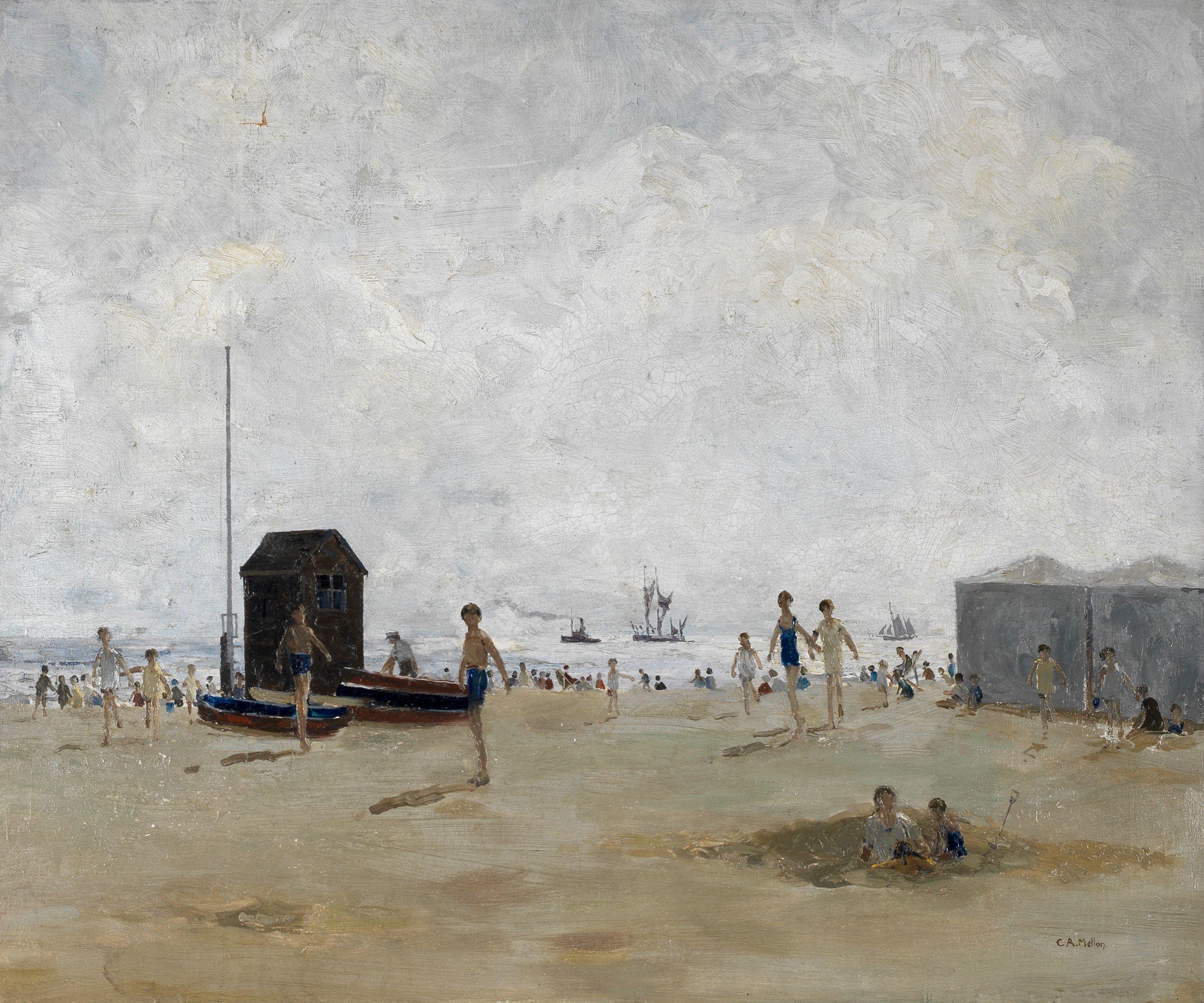 Campbell Archibald Mellon - Children on the Beach