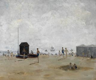Campbell Archibald Mellon - Children on the Beach