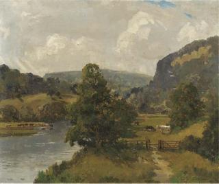 Campbell Archibald Mellon - The Wye, Near Symonds Yat