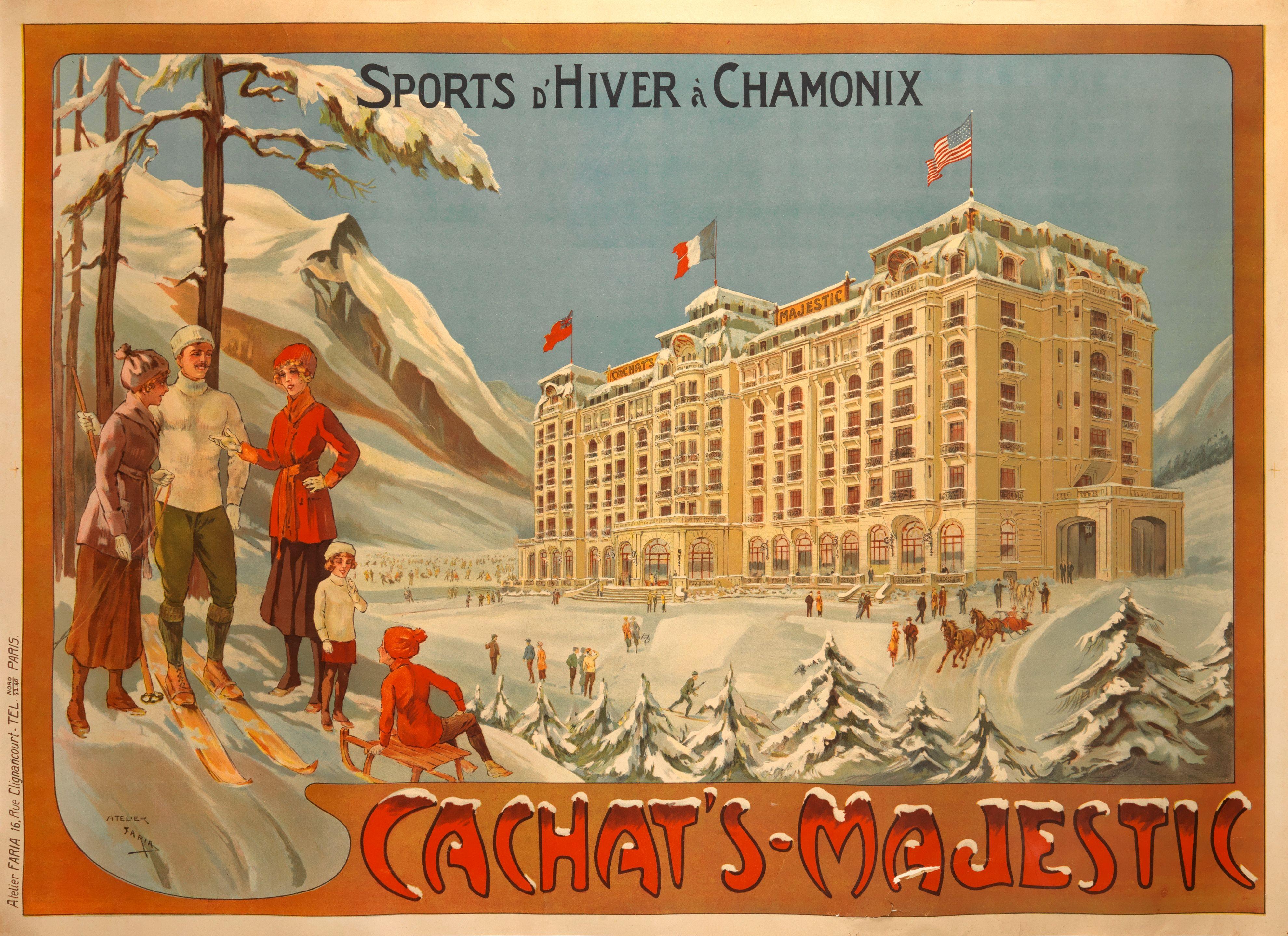 Candido Aragonese De Faria - Cachat\'S - Majestic. Sports D\'Hiver À Chamonix.