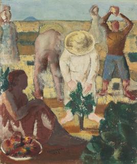 Cândido Portinari - Fumo (Final Study For The Mural Tobacco At Palácio Gustavo Capanema, Rio De Janeiro)