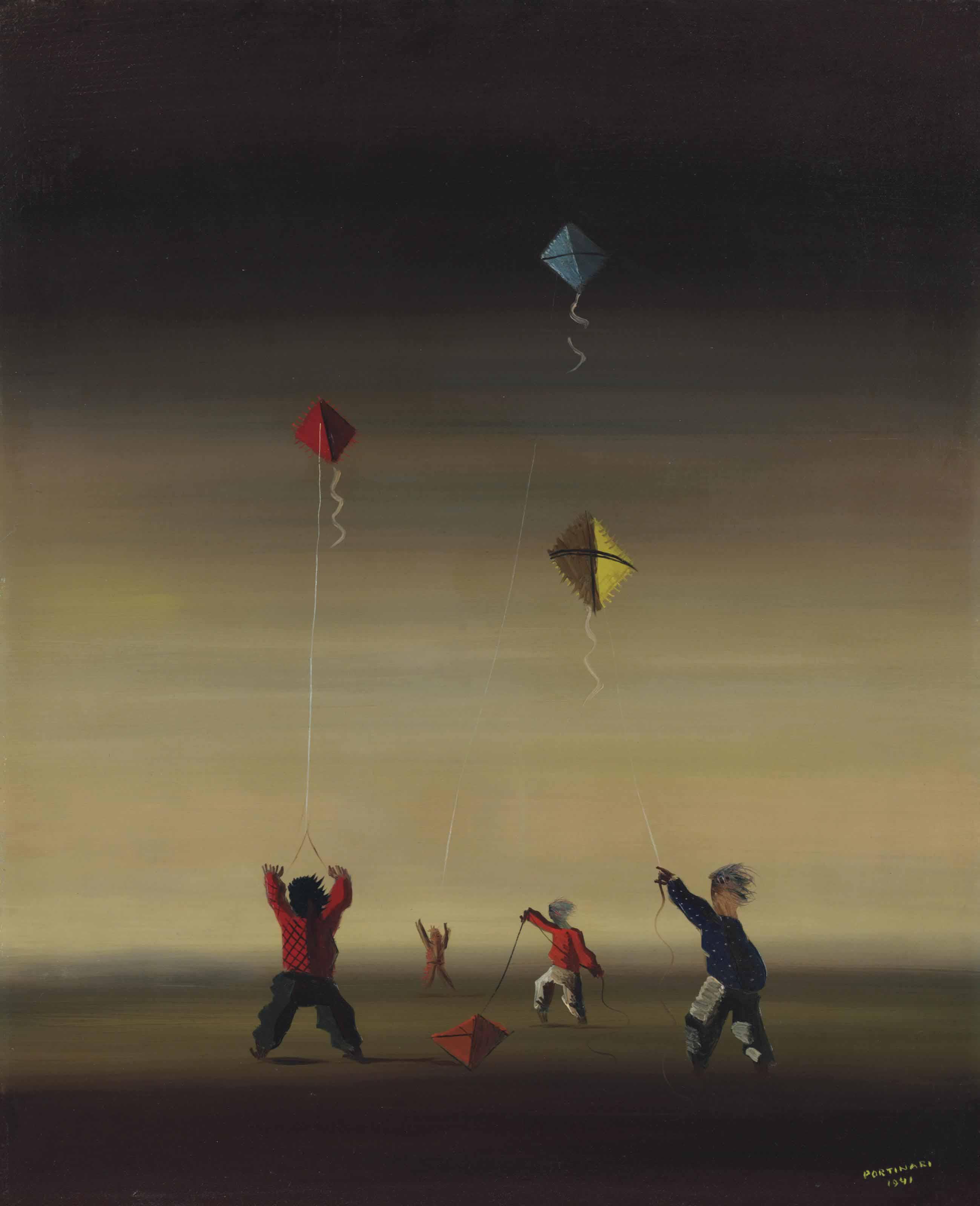 Candido Portinari - Meninos soltando pipas